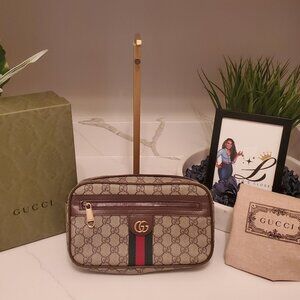 G4-Gucci Supreme Ophidia Belt Bag w/COA